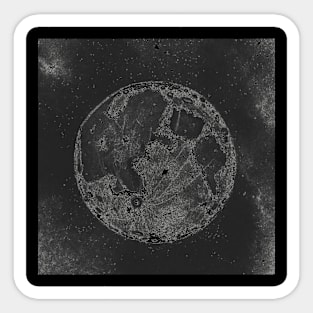 Moon Sticker